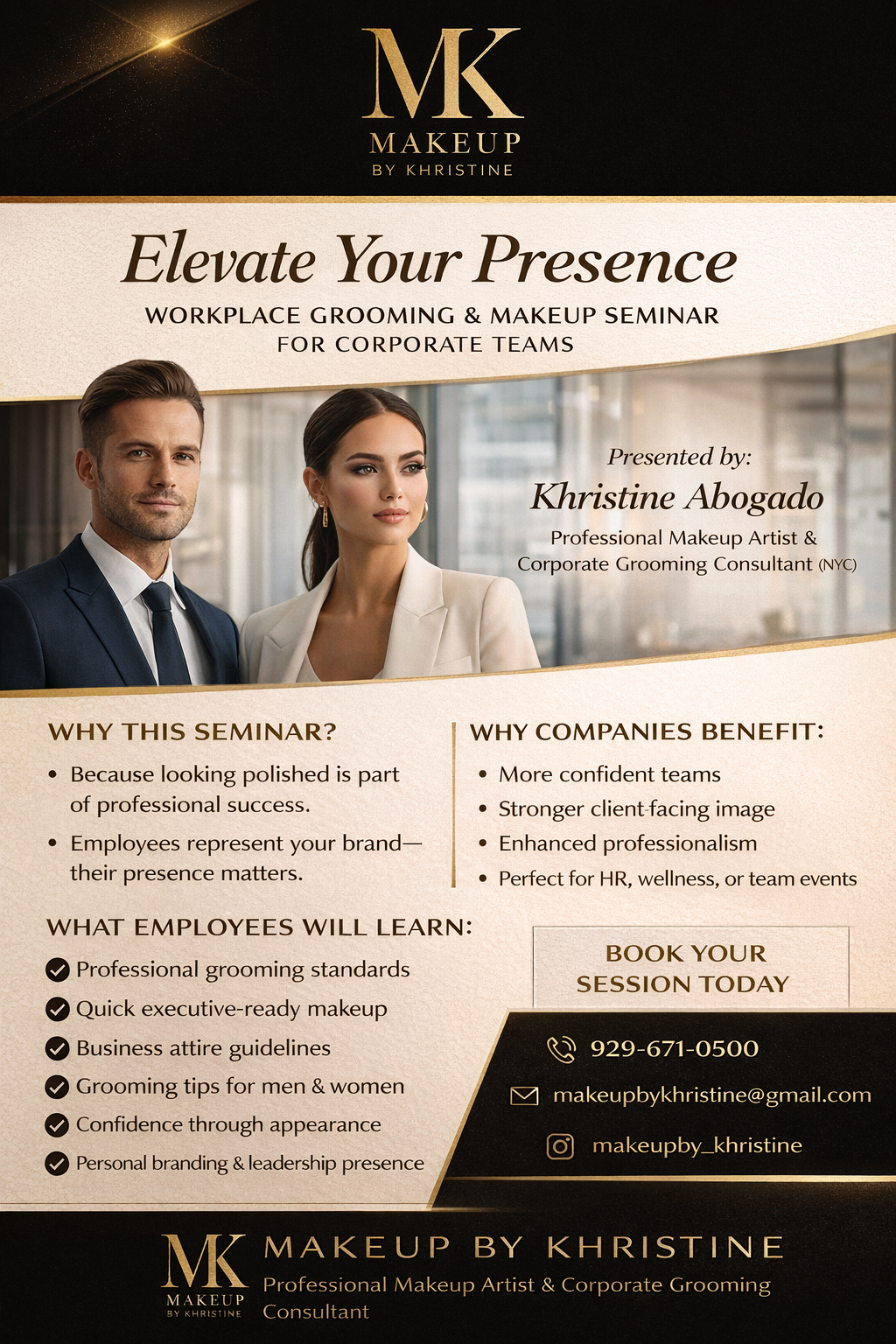 Workplace Grooming & Makeup Seminar for Corporate Teams