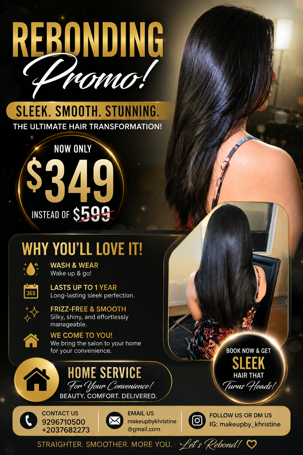 Hair Rebonding Promo - Your Hair, Your Confidence.