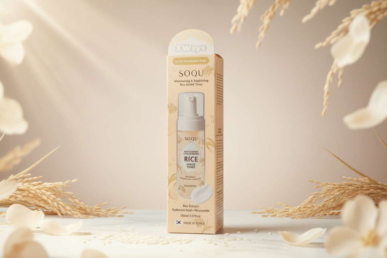 SOQU 3 Ways Moisturizing, Brightening & Rice Bubble Toner