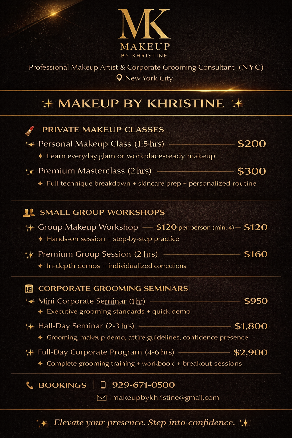 Workplace Grooming & Makeup Seminar for Corporate Teams